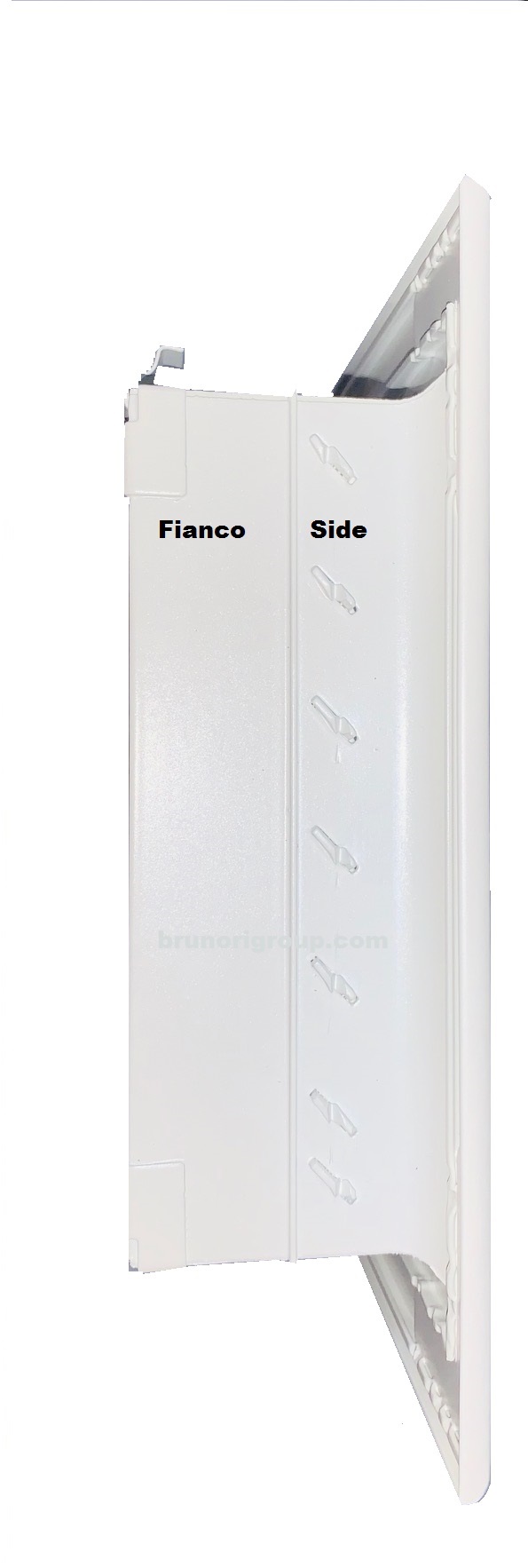 Griglia bocchetta ripresa alluminio aria calda fredda diffusore 600x150 bianca 