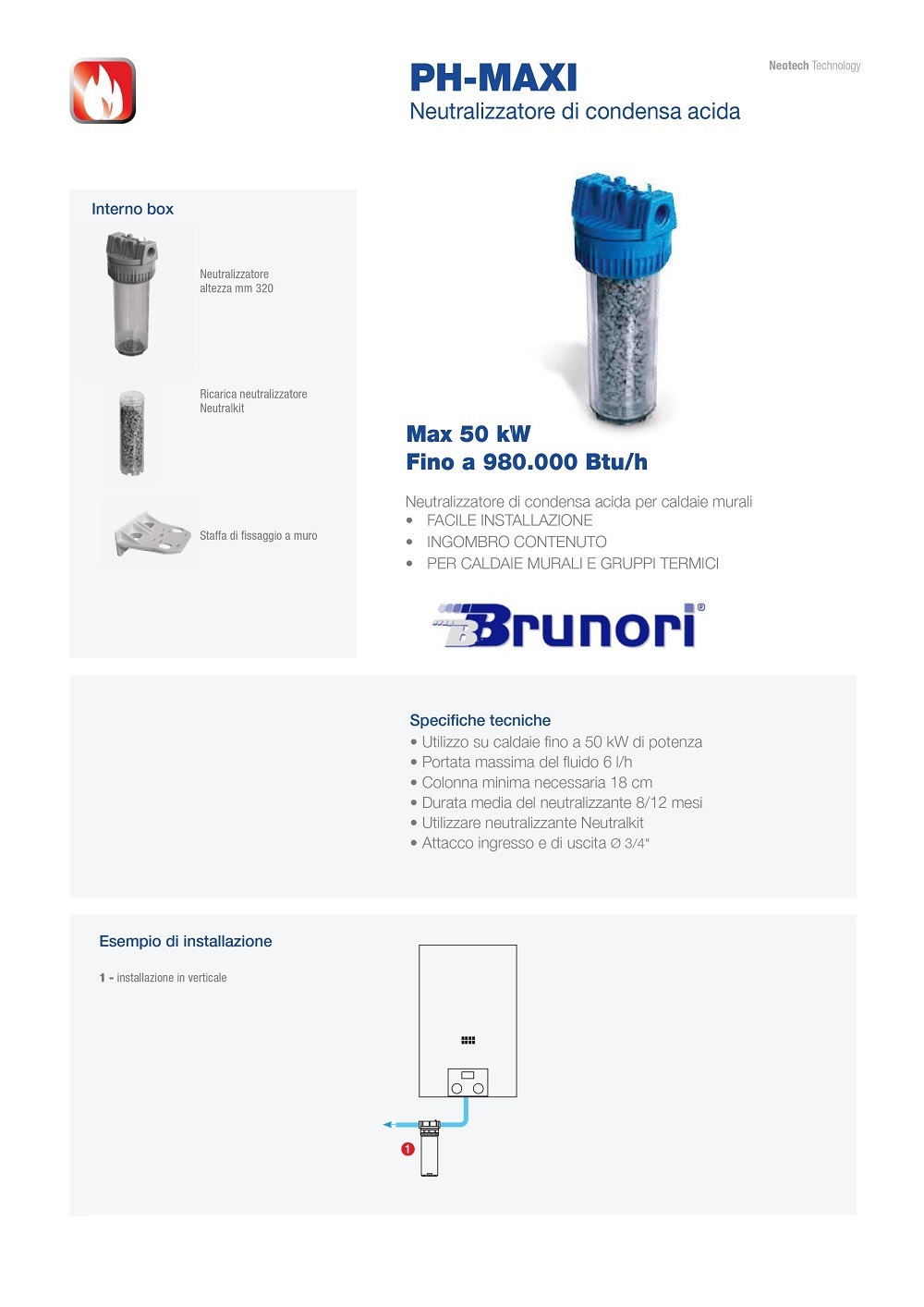 Neutralizzatori per caldaie basamento: Neutralizzatore di condensa