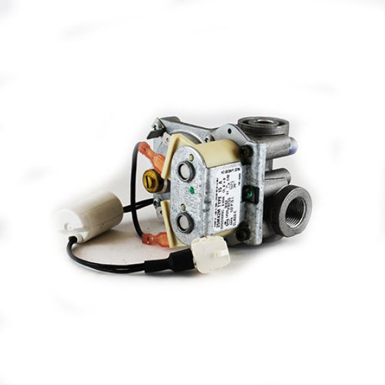 Valvola gas Robur Supercromo 3001-3002-4001-4002-5001 2 contatti JVLV034