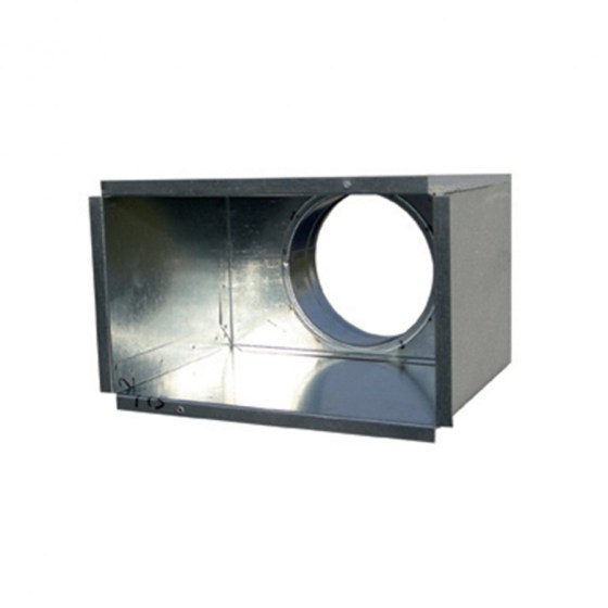 Plenum per bocchette griglie isolato 800x400 attacco DN 315