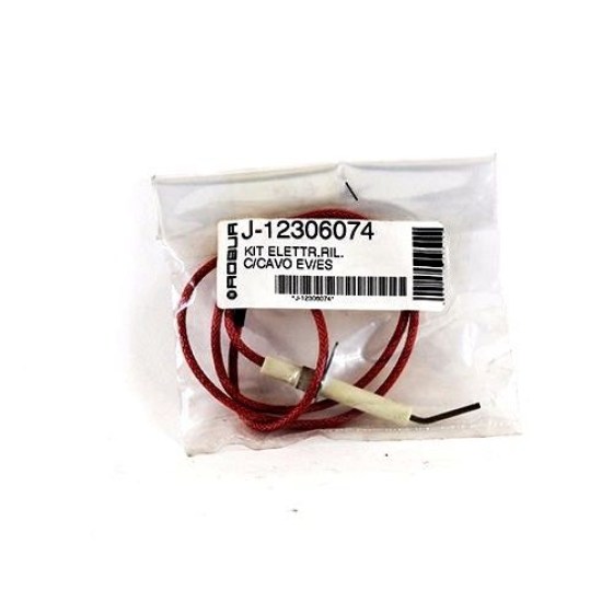 Kit elettrodo rivelazione gas con cavo radiatore a gas Robur EV/ES J12306074