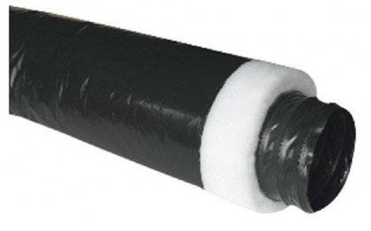 Tubo Flessibile PVC Isolato per Aria Calda Fredda VMC 10 metri DN 102