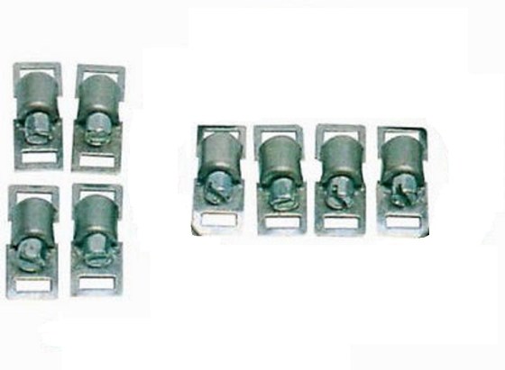 Ganci serraggio per fascetta in rotoli 50 p.zzi