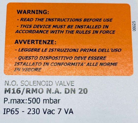 Rilevatore fughe gas GPL completo di valvola ottone 3/4\