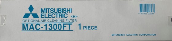 Filtro Condizionatore Mitsubishi Electric Climatizzazione MSC tutti modelli MAC 1300 FT